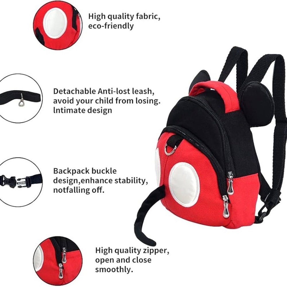 Baby Toddler Keeper Walking Safety Harness Backpack Leash Strap Bag Anti-lost - Picture 12 of 14